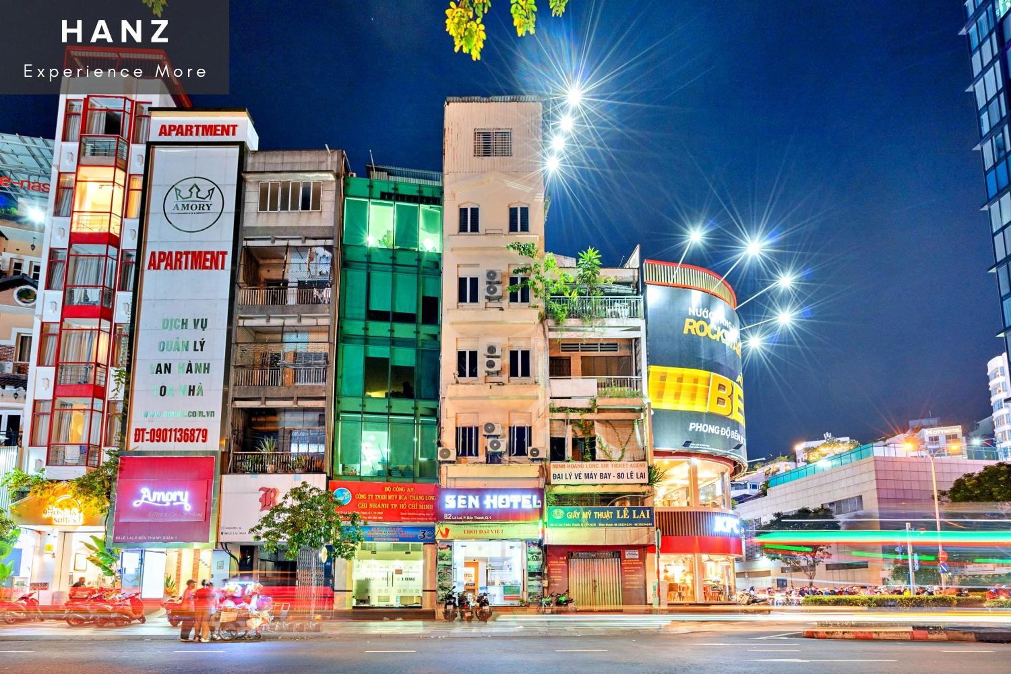 HANZ Front Hotel Meraki 198 Bui Vien Ho Chi Minh-stad Buitenkant foto